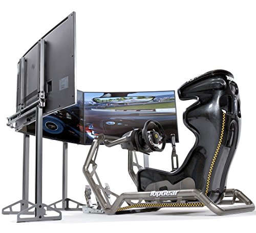 Playseat TV Stand PRO 3S, Racing Video Game Chair Accessory For Nintendo XBOX Playstation CPU Supports Logitech Thrustmaster Fanatec Steering Wheels And Pedal Controllers