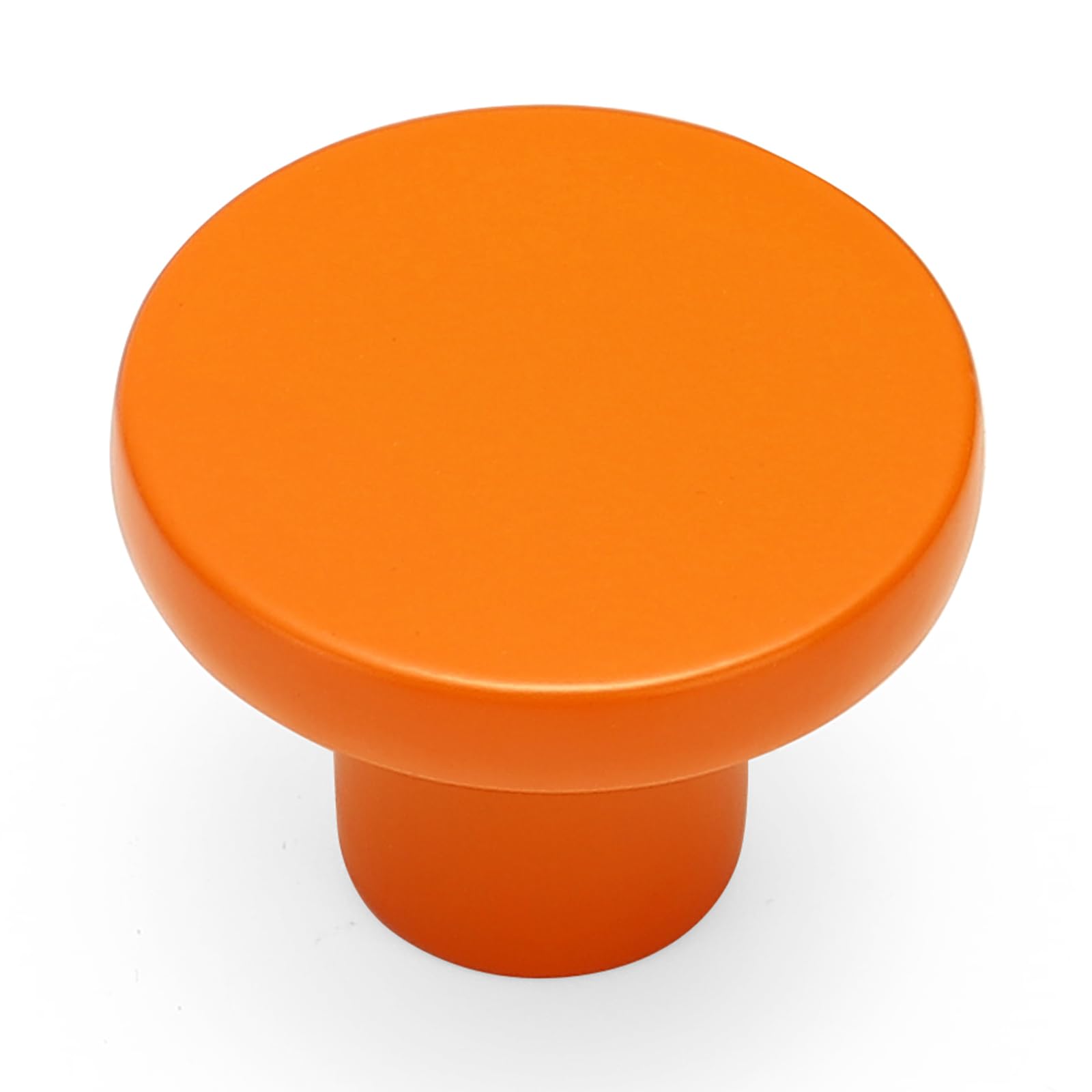 Photo 1 of Ravinte 10 Pack Orange Cabinet Knobs - Round Dresser Drawer Pulls for Kitchen, Closet Door - 1-1/5 Inch