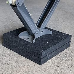 EKON 4-Pack RV Leveling Rubber Pads 12x12x.75