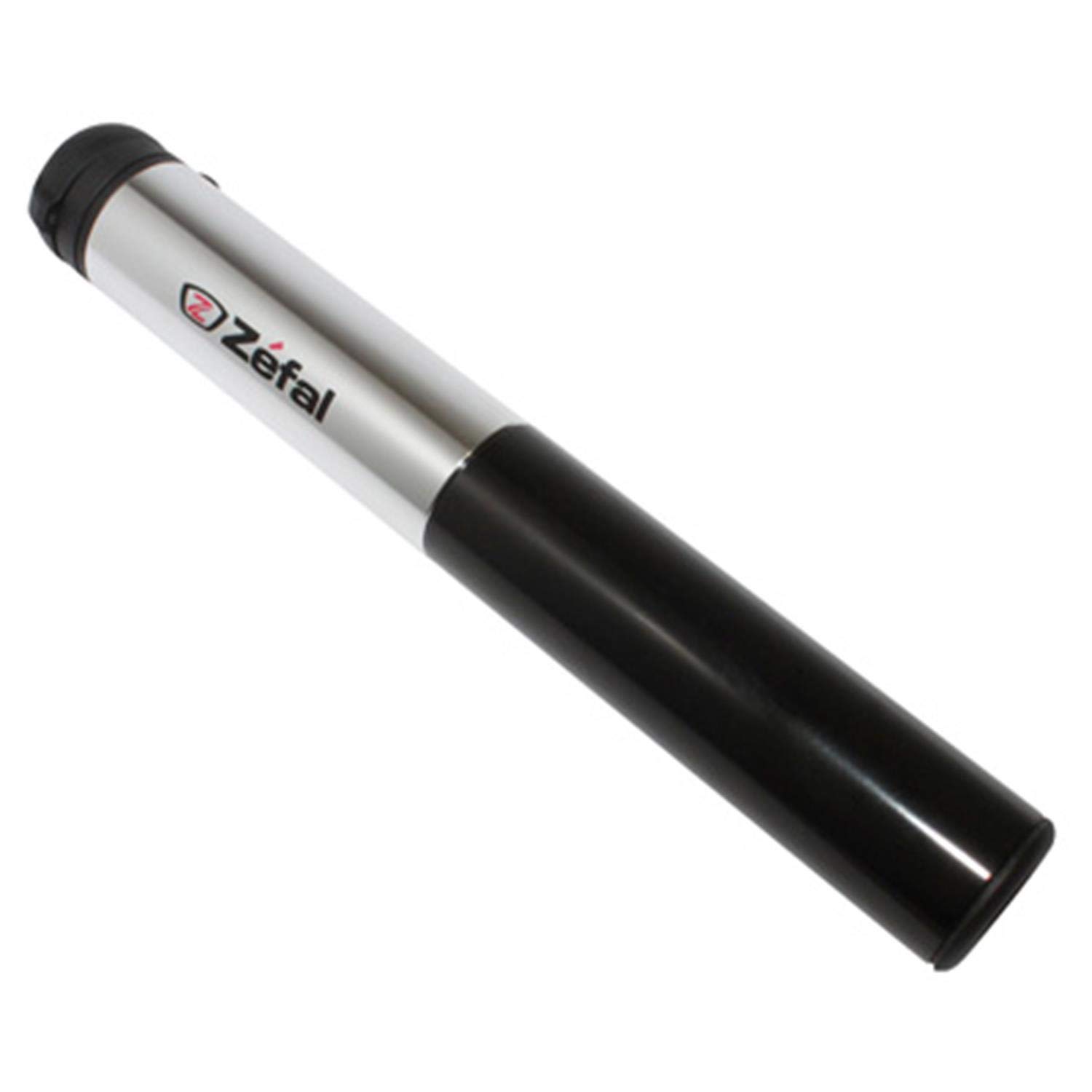 ZEFAL Aluminium Mini Road Pump, Air Profil FC02 - Black/Silver, 116 psi, Manual, Includes Frame Mount