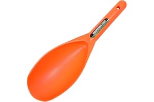 ASR Outdoor 12.5 Inch Prospecting Large Sand Scoop Plastic Trowel for Metal Detector Gold Panning, Orange
