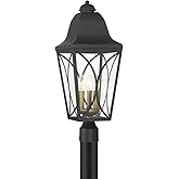 Minka Lavery 73356-757 Cardigan - 3 Light Outdoor Post Mount-23.75 Inches Tall and 9 Inches Wide