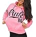 Womens Active Sweatshirt Long Sleeve Athletic Hooded Pullover