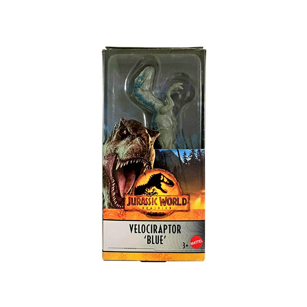 Mattel Velociraptor Blue 6" Dinosaur Figure