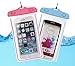 Universal Waterproof Case, Mini-Factory Dry Bag Pouch, Transparent Cover iPhone 6, Plus, Samsung Galaxy S7 S6 Edge, Note, HTC, Nokia - Pink + Blue (2 Packs)