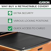 Amazon Com Gator Recoil Retractable Truck Bed Tonneau Cover Fits 2015 2018 Ford F150 6 5 Bed 77 Automotive