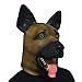 LarpGears Halloween Latex Dog Mask Funny German Shepherd Mask for Halloween Party
