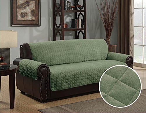NEW SOFA, QUILTED MICRO SUEDE PET DOG COUCH FURNITURE PROTECTOR COVER