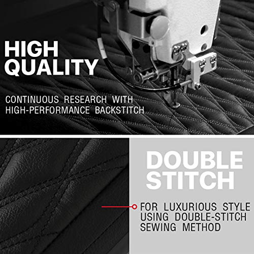 KMMOTORS Quilting Memory Form Officially Licensed Custom Auto Armrest Cushion Center Consoles Rest for Car Motor Auto Vehicle (Suede)