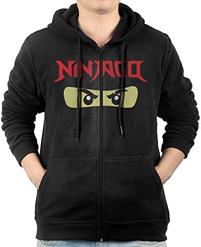 NEW Winter Ninjago Rebooted Hooded Sweatshirt Full Zipper Men Side Pockets