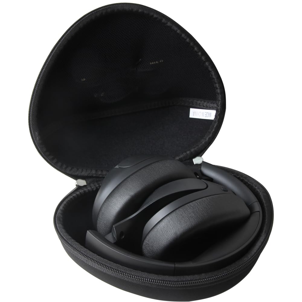 Hermitshell Hard Travel Case for TOZO HT2 Hybrid Active Noise Cancelling Wireless Headphones，Hi-Res Audio Deep Bass Foldable Lightweight Headset (Black) — image 1