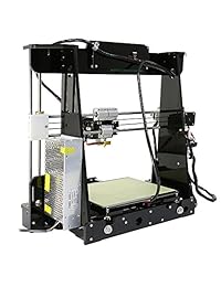 KKmoon Anet A8 Kit de impresora 3D de sobremesa de alta precisión Reprap i3 DIY automontaje con 8 GB SD tarjeta Aibecy paño de limpieza