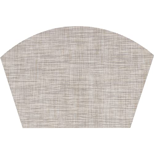 SHACOS Round Table Placemats Wedge Shaped Placemats Set of 4 Heat