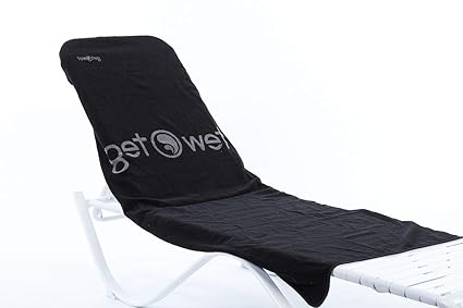 Oversize Premium Plush Cabana Towel By Tew Teg Black And Gray 1 Classic Beach And Pool House Towel