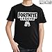 fresh tees Fortnite Legend Gaming Youth T- Shirt (X- Large 14/16 yrs, Black)