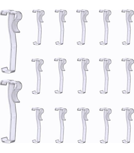 Clips De Cantonnière En Plastique Transparent Pour Modèle ST8858, SODIAL, Lot Pratique