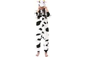 SimZoo Kids Animal Onesie Pajamas, 3-13 Years Boy and Girls Cosplay Costume Sleepwear, One-Piece Unisex Homewear