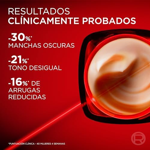 LOréal Paris Revitalift Láser Crema De Día Anti-Edad Renovadora Con Protección Solar Spf25 - Con Proxylane -50 Ml