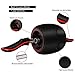 Wolfyok Ab Roller Wheel Ab Carver Pro Roller Exercise Equipment Smart Brake Rebound Knee Pad Included Abs Abdominal Core Fitness Workouts Training Men Women Beginners Professionals