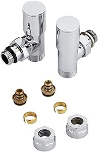 Hudson Reed Par de Llaves Angulares para Radiador o Toallero ...