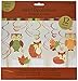 Amscan Colors of Fall Thanksgiving Party Woodland Friends Swirl Hanging Decoration, Foil, Pack of 12 Decorations