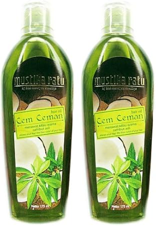 Amazon ムスティカラトゥ チュムチュマン Cemceman ヘアオイル175ml 2本セット 並行輸入品 海外直送品 Mustika Ratu ムスティカラトゥ ヘアオイル 通販
