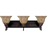 Maxim Symphony-3 Light Bath Vanity in Mediterranean style-26 Inches Wide by 8.5 inches high
