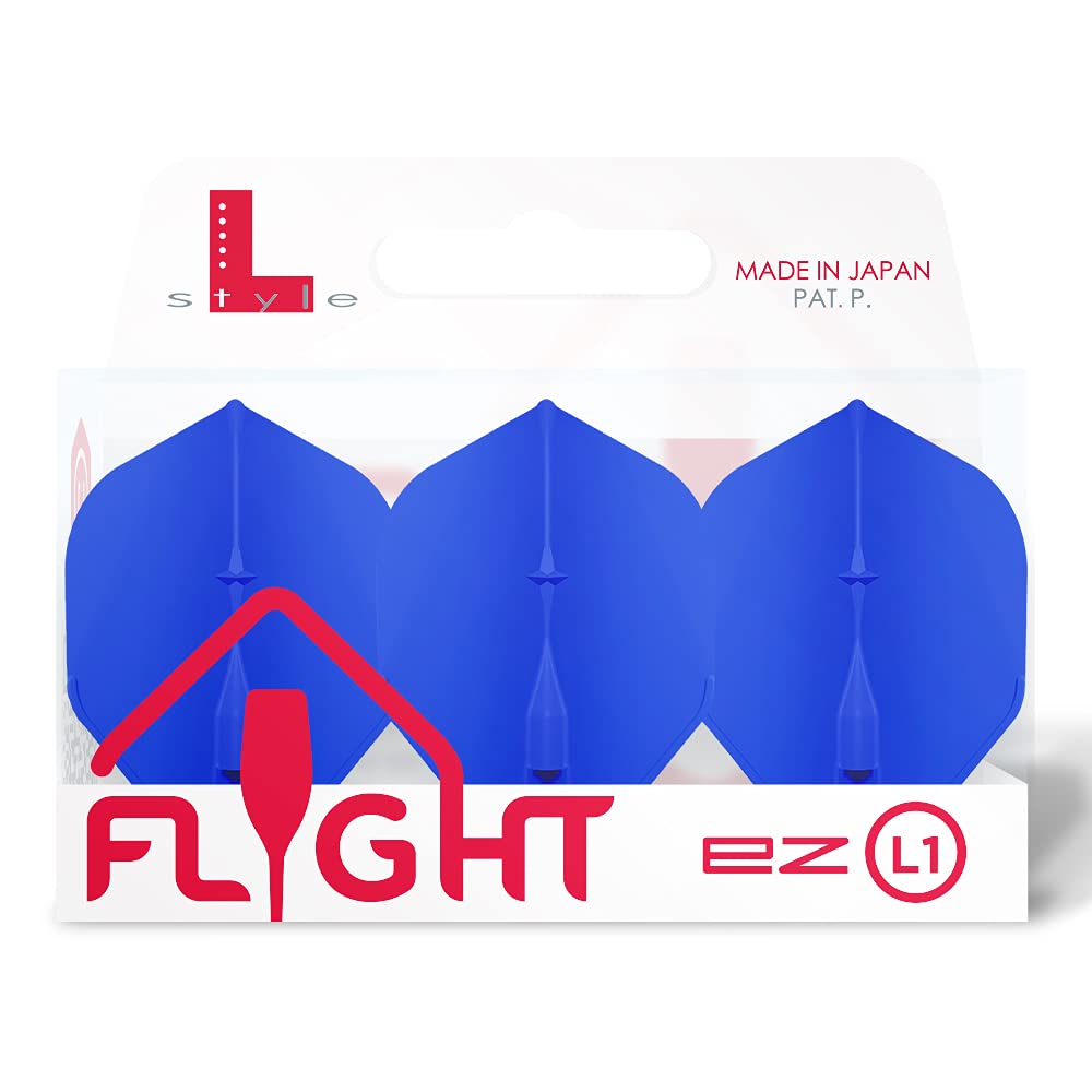 L-Style - L-Flights - EZ - Standard Dart Flights (Blue) — image 1