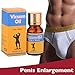 Tuu Herbal HerbalBig Dick Penis Enlargement Oil Bigger Longer Delay Sex Products for Men (Brown)