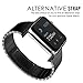 MoKo Stainless Steel Replacement Smart Watch Band Link Bracelet with Double Button Folding Clasp for Apple Watch