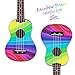 Honsing Kids Ukulele,Soprano Ukulele Beginner,Hawaii kids Guitar Uke Basswood 21 inches with Gig Bag- Rainbow Color matte finish