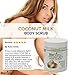Biofinest Coconut Milk Body Scrub - with Dead Sea Salt, Almond Oil, Vitamin E- Best For Dry Skin/ Cellulite/ Stretch Marks/ Eczema / Acne (250g)