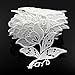 Floral Motifs Boho White Lace Applique Trim Sequins Flower Embroidery Applique Sewing Craft,2 Yards