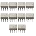 10PCS 6N138 Optocoupler DC Input Single Channel Darlington with Base DC Output White
