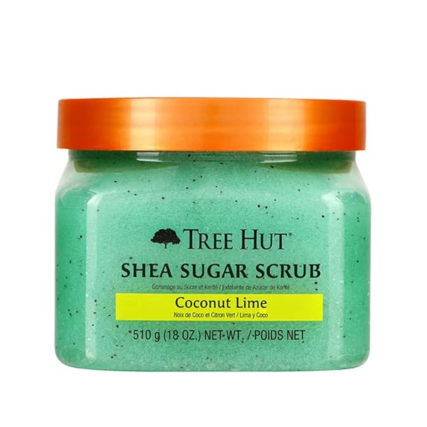 TREE HUT SHEA SUGAR BODY SCRUB – COCONUT...