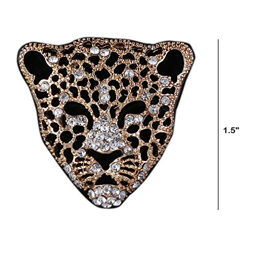 Leopard Brooch Pin Jewelry for Men Suits