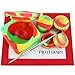 Pilot Diary Wax Carving Kit Large Silicone Jar Containers 37ml (1) + Standard Silicone Jar (3) + Stainless Steel Wax Carving Tool (1) + Nonstick Wax Mat 5.5″ x 4.5″(1) - Red/Green/Yellow