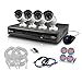 Swann 8 Channel 3MP HD IP NVR Security System with 4 3MP Cameras, 2TB HDD, and 100' Night Vision (SWNVK-873004)