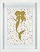 Linden Ave Wall Décor AVE10113 Glitter Mermaid