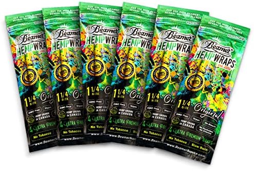 Beamer 24 Total Vegan Hemp Wraps Of 4 1 Size No Gmos Chlorine Or Bleach Beamer Smoke Sticker Buy Online At Best Price In Uae Amazon Ae