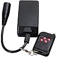 AUCD Portable 3 Pins XLR Wirless Remote Control Receiver for AC 90-240V 400W 500W Smoke Fog Machine