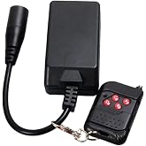 AUCD Portable 3 Pins XLR Wirless Remote Control Receiver for AC 90-240V 400W 500W Smoke Fog Machine