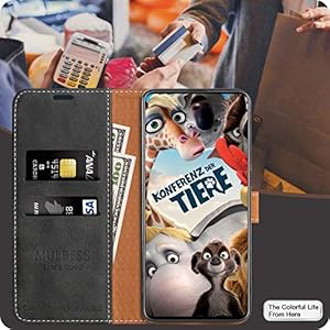 Mulbess Cover per Xiaomi Mi 10T Lite 5G, Custodia a Libro, Magnetica Flip con Chiusura, Interno TPU Antiurto Portafoglio… - immagine 7