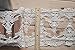 5 Yards Vintage Embroidered Lace Edge Trim Ribbon Wedding Applique DIY Sewing Craft,21CM Widths (K-5yards, White)