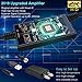 Upgraded Indoor Amplified HD Antenna Up to 200+ Miles Range Support 4K 1080P & All TV's Digital Antenna with Signal Booster,17ft Coax Cable/USB Power Adapter