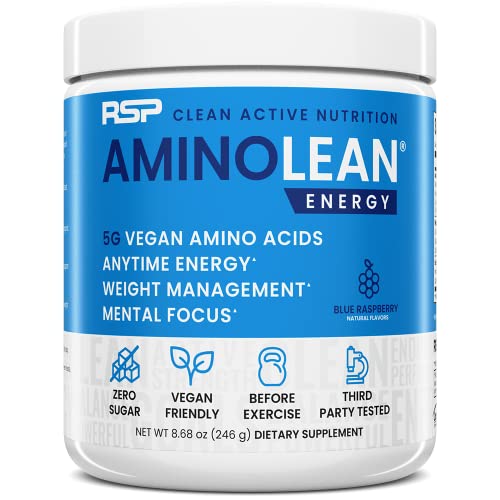 RSP NUTRITION AminoLean Pre Workout Powder, Amino Energy & Weight