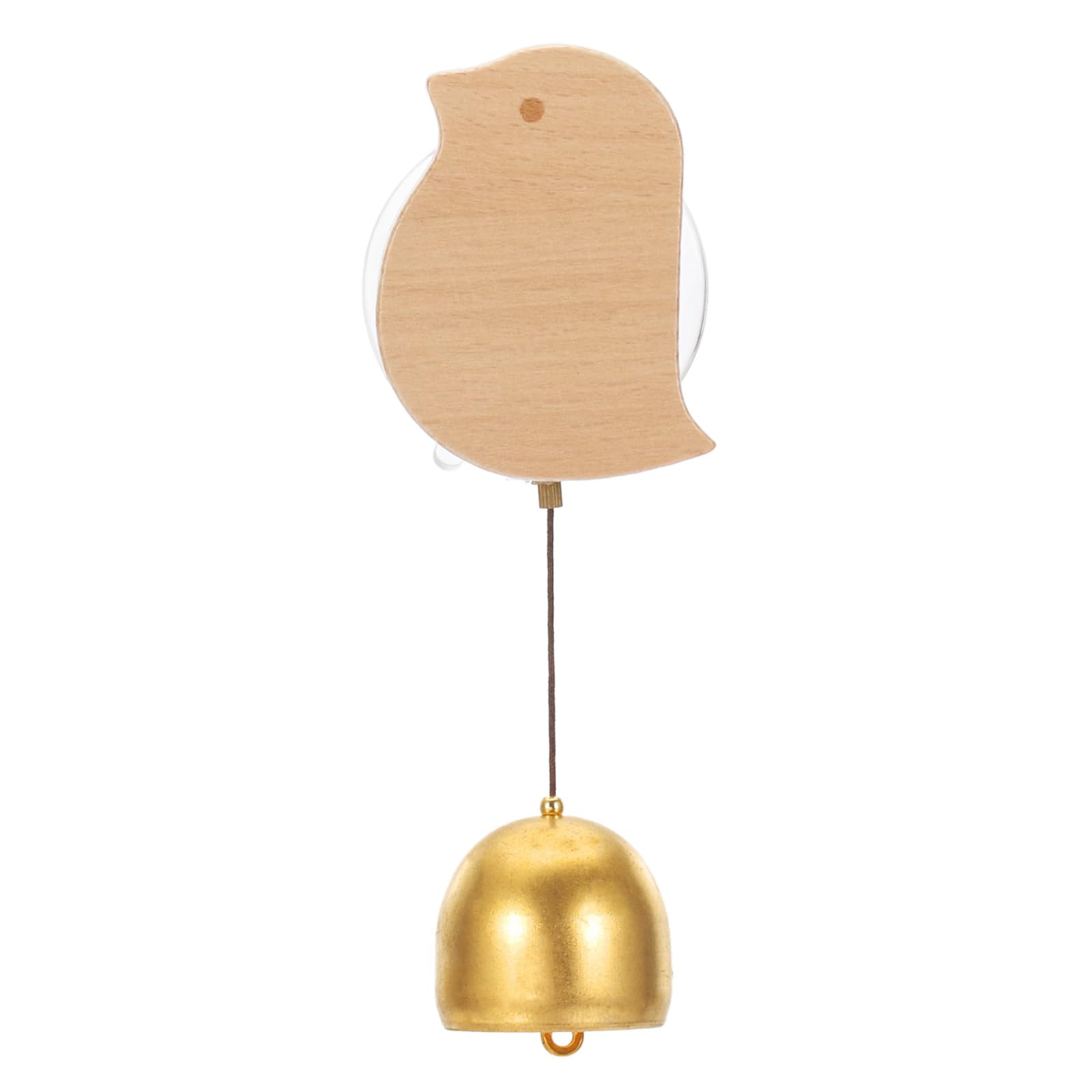 PATIKIL Shopkeepers Bell, Wood Door Chime Hanging Door Bell Jingle Bells Animal Metal Doorbell with Suction Cup for Door Opening Business When Entering Decoration,Bird