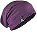FORBUSITE Slouch Beanie for Men Women Summer Winter Long and Oversized Skull Cap, Purple B010