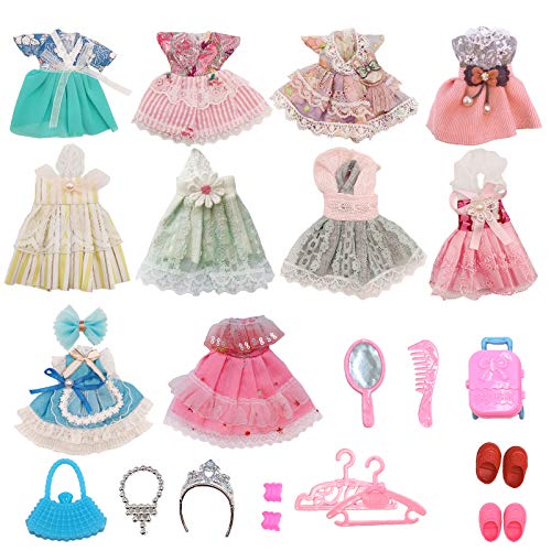 Ripley - JUEGO DE 10 PIEZAS DE MINI MUÑECA ROPA PARA MUÑECAS DE 6.0IN  ACCESORIOS PARA MUÑECAS ZAPATOS PARA NIÑOS Y NIÑAS
