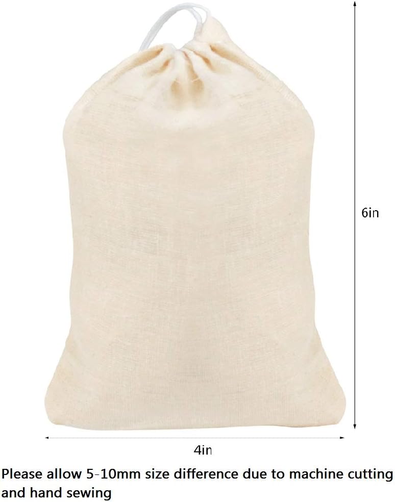 extra large muslin drawstring bags